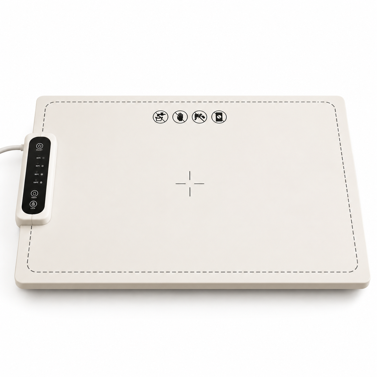 MaruTray™ 食品保温プレート｜大判・3段階温度調節・丸めて収納